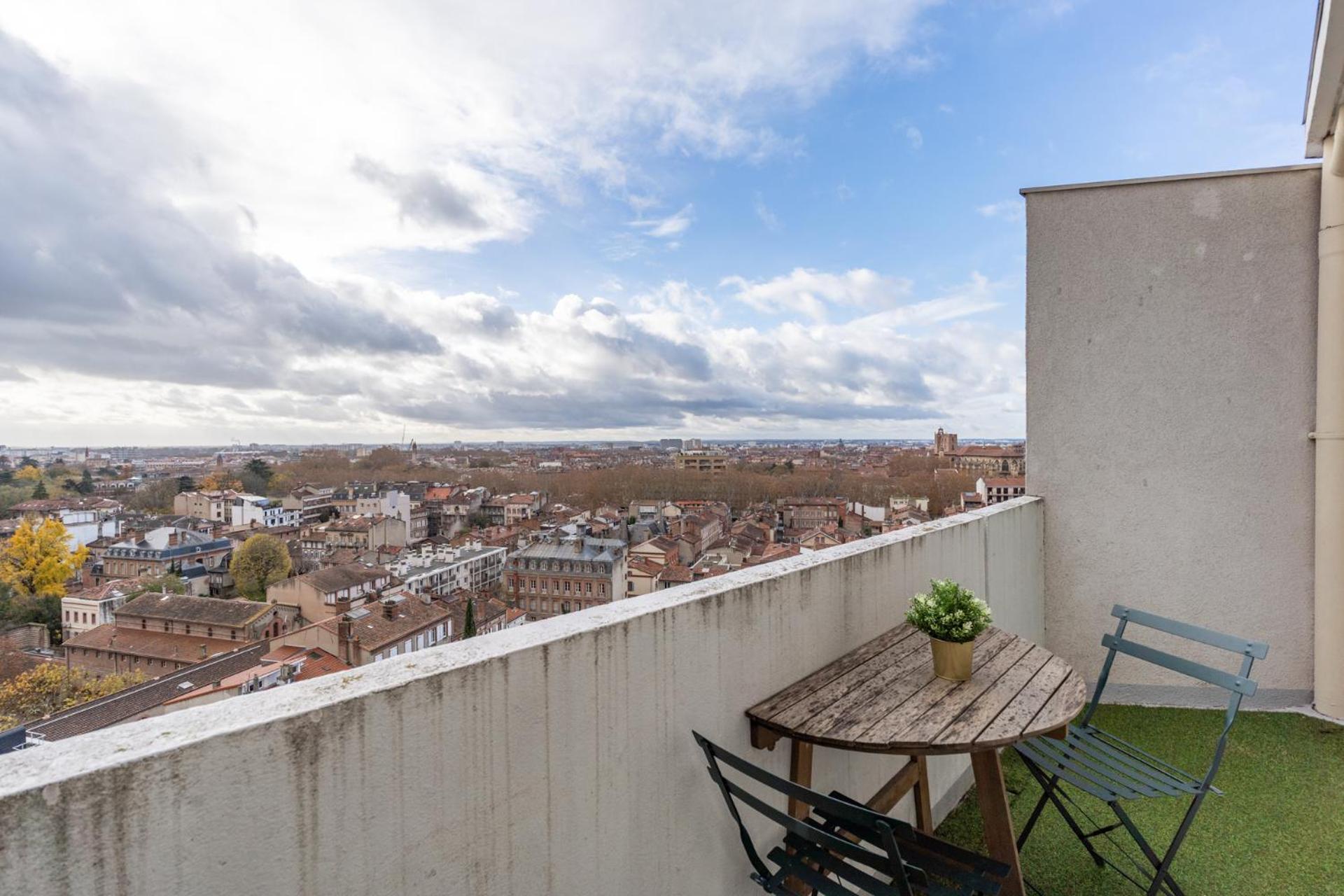Apartmán Le Panoramique - Clim, Balcon, Superbe Vue, Wifi Toulouse Exteriér fotografie